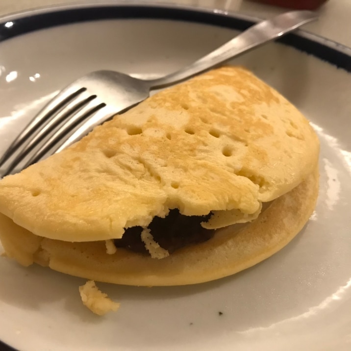 ホットケーキ餡挟み